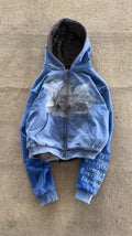 "Everything's Temporary" - Reversible zip-up