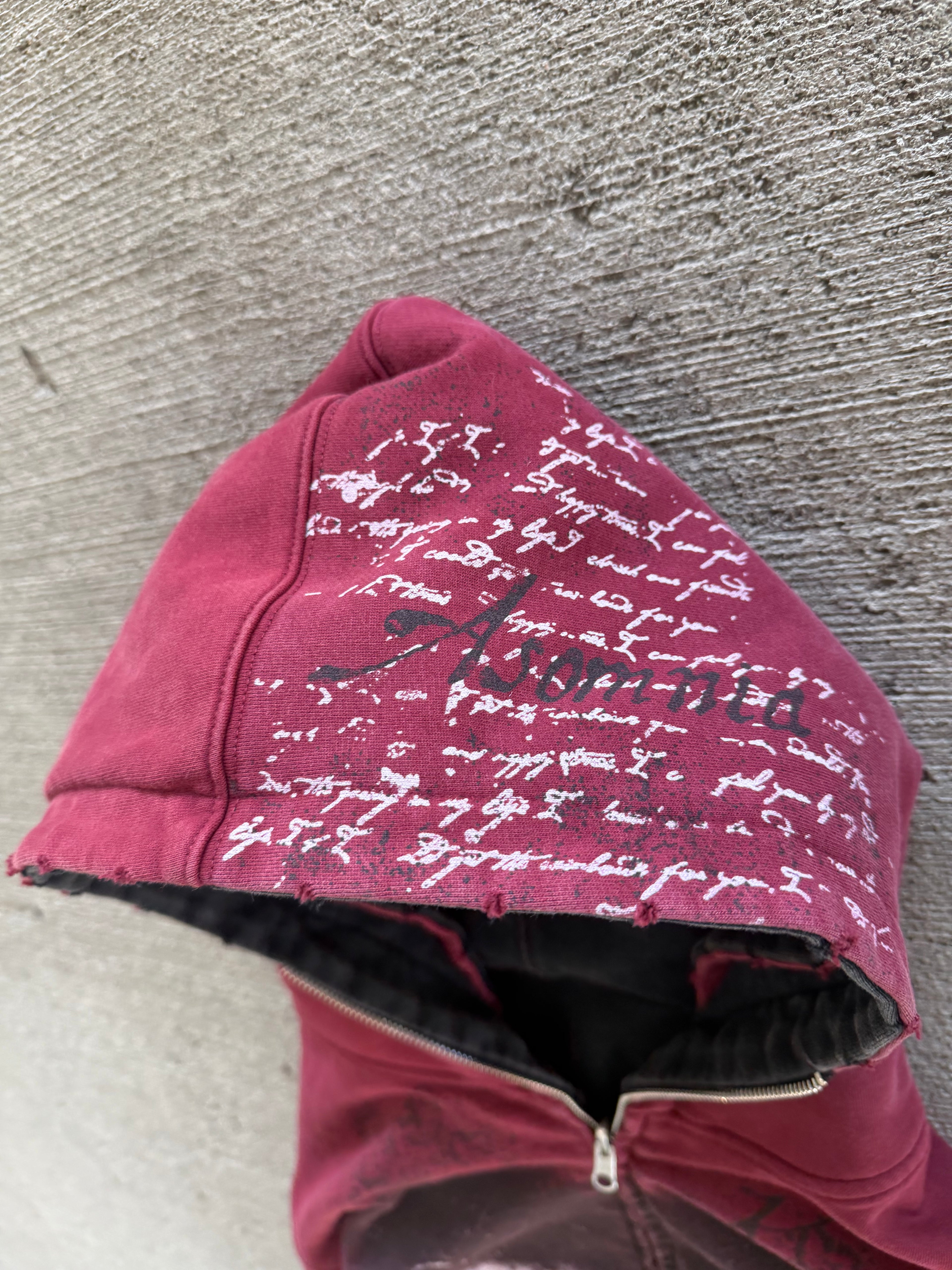"Everything's Temporary" - Reversible zip-up
