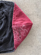 "Everything's Temporary" - Reversible zip-up